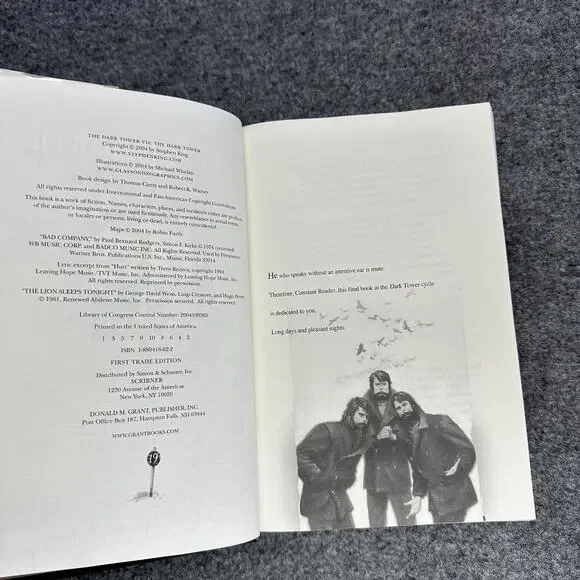 Stephen King The Dark Tower VII, 1st Ed., Hardcover w/ Dust Jacket- 1st Trade Ed Coffee Table Books